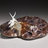 Apocalypse Unfolding Iii, Bone China, Clay, Glaze, 8 X 20 X 20 Cm, 2024, Photo Andrew Sikorski 1.1