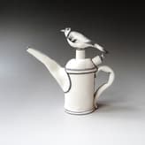 K M2511 1 Bird on Can, 2025, Porcelain, H.17x17x7cm, Terra Delft2