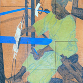 2605 Adeoti Azeez Afeez the Weaver,  179.1 × 134.6 Cm