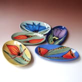 J K15 Ovale Schaaltjes, 23x12cm, Terra Delft