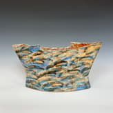 pH D2504 Golvende Vaas, H.28,5x52,5x13, Terra Delft, No.1