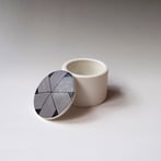 Msh 4 Box 2023, Porselein H.5,5xd.6,5cm, Terra Delft 2