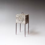 S K25 1 Doosje, Keramiek Metaal Glas, H.19x8,5x6,5cm, Terra Delft 2