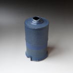 Z X2401 Flesvorm Blauwgroen Mat, H.31,5xd.12cm, Terra Delft 2