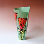 JK3-2410-2 Spiralvase, 27x17x12cm, stoneware, handpainted, TerraDelft