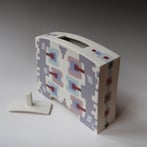 Al 23 19 Doosje, Ingelegd Porselein, H.23x21x6,5cm Terra Delft 3