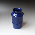 Z X2402 Vaas, Glanzend Blauwgroen, H.21xd.13,5cm, Terra Delft 2