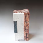 25 D3 Vlinderstruik Doos, H.39,5x18x16cm, Raku Keramiek Glas 1 Terra Delft