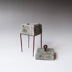 S K25 5 Doosje, Keramiek Metaal Glas, H.19x8x8cm, Terra Delft 3