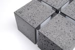 785 Detail,cube Series 38. 2017,keramiek Plexiglas, Wand (2)