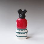 L L2512 B Object Girl, H.19,5x8x5cm, Terra Delft, No.2