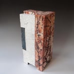 25 D3 Vlinderstruik Doos, H.39,5x18x16cm, Raku Keramiek Glas 2 Terra Delft
