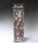 25 D5 Vlinderstruik Hoge Doos, H.54x15x15cm, Raku Keramiek Glas 5 Terra Delft