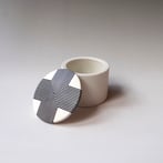 Msh 3 Box 2023, Porselein H.5,5xd.6,5cm, Terra Delft 2