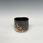 K B25 01 Chawan Bowl Black, H.10xd.11, Terra Delft
