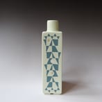 Al V 16 32 Fles, Ingelegd Porselein, H.24,5x12x6cm Terra Delft 3