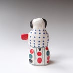 L L2513 Object Dog, H.17x11x6cm, Terra Delft, No.2