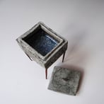 S K25 5 Doosje, Keramiek Metaal Glas, H.19x8x8cm, Terra Delft 4