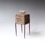 S K25 3 Doosje, Keramiek Metaal Glas, H.19x9x7cm, Terra Delft 2