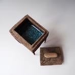 S K25 3 Doosje, Keramiek Metaal Glas, H.19x9x7cm, Terra Delft 4