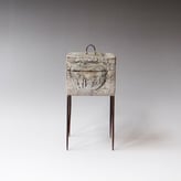 S K25 1 Doosje, Keramiek Metaal Glas, H.19x8,5x6,5cm, Terra Delft 1