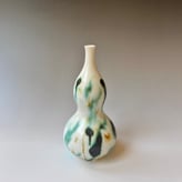 L Z2509  Kalebasfles, H.18,5xd.9cm, Terra Delft, No.1