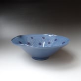 Z X2501 Schaal Blauw Goud, H.11xd.32cm, Terra Delft 1