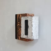 25 D2 Varen Wand Doos, H.22x24x10,5cm, Raku Keramiek Glas 2 Terra Delft