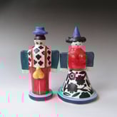 L L2506 Lover Sculpture Set, Terra Delft
