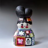 L L2503 the Childhood, H.35x20x14cm, Terra Delft, No.1