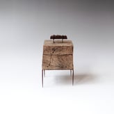 S K25 2 Doosje, Keramiek Metaal Glas, H.14x9x7cm, Terra Delft 1