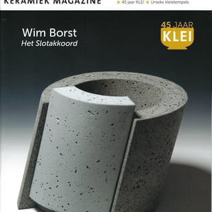 Wim Borst in KLEI ceramics magzine