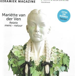 Mariëtte van der Ven in KLEI ceramics magazine