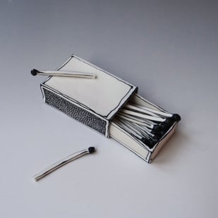 C: Box of Matches, 12,5x5,5x2,5cm