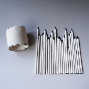 K M2506 Cup of Pencils, 2025, Porcelain, H.19xd.18cm, Terra Delft4