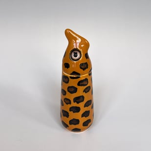 Sh A4 2 Dierendoosje, H. 17,5xd. 6, Terra Delft