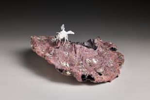Apocalypse Unfolding Vi, Bone China, Clay, Glaze, 7 X 18 X 20 Cm, Photo Andrew Sikorski 1.2