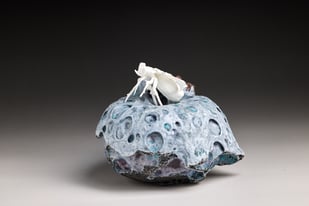 Apocalypse Unfolding Iv, Bone China, Clay, Glaze, 2024, Photo Andrew Sikorski 1.3
