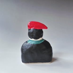 L L2517 Object Boy, H.13,5x10x6cm, Terra Delft, No.2