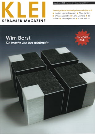 Wim Borst in KLEI keramiek magazine