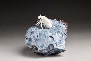 Apocalypse Unfolding Iv, Bone China, Clay, Glaze, 2024, Photo Andrew Sikorski 1.2