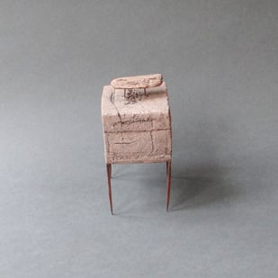 S K25 7 Doosje, Keramiek Metaal Glas, H.17,5x7x7,5cm, Terra Delft1