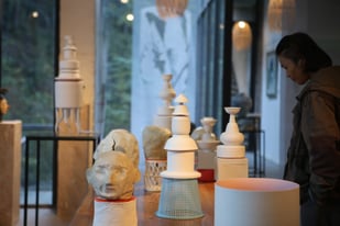 Internationale keramiek tentoonstelling in het Sanbao Museum