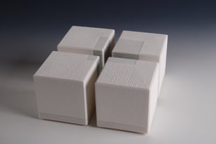 3 414 Cube Series 2020, Porselein 4 Delen 7.5x7.5xh8cm Xx (18)
