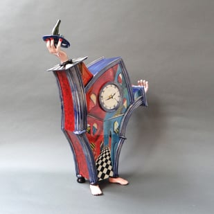 R E2501 the Waiter, H.55x46x15cm., Hand Decorated Glazed Earthenware, Terra Delft3