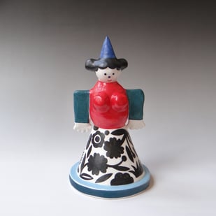L L2506 B Lover Sculpture, H.26xd.14cm, Terra Delft, No.1