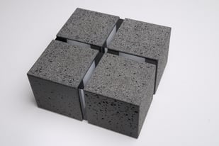 785 Cube Series 38. 2017 Keramiek Plexiglas, Wand(8)