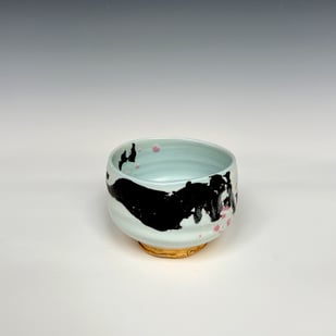 K B25 04 Chawan Bowl, H.9,5xd.12, Terra Delft