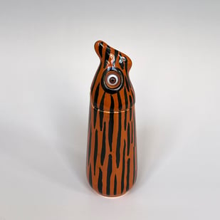 Sh A4 5 Dierendoosje, H. 17,5xd. 6, Terra Delft