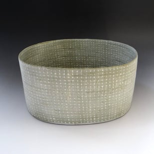 Y S2606 Oval Container, 2025, Stoneware, H.18x35,5x18cm, Terra Delft 3